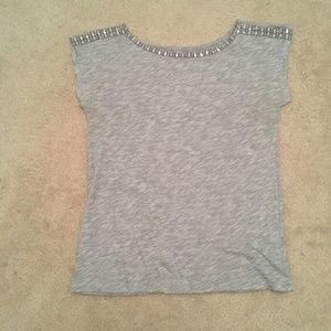 Ann Taylor Loft Jeweled T-Shirt